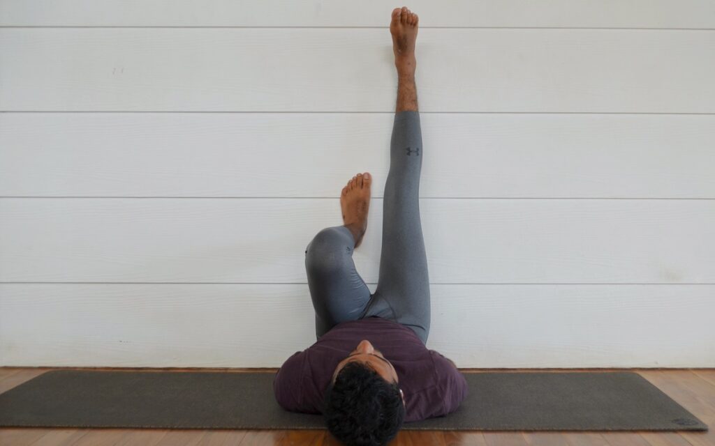 Benefits of Legs Up The Wall Pose in Restorative Yoga | How To Practice  Viparita Karani With Bolster - YouTube
