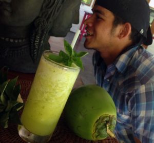 pineapple-basil-coconut-water-smoothie