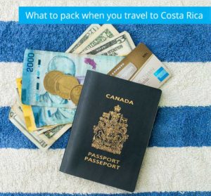 what to pack for your vacation to Costa Rica