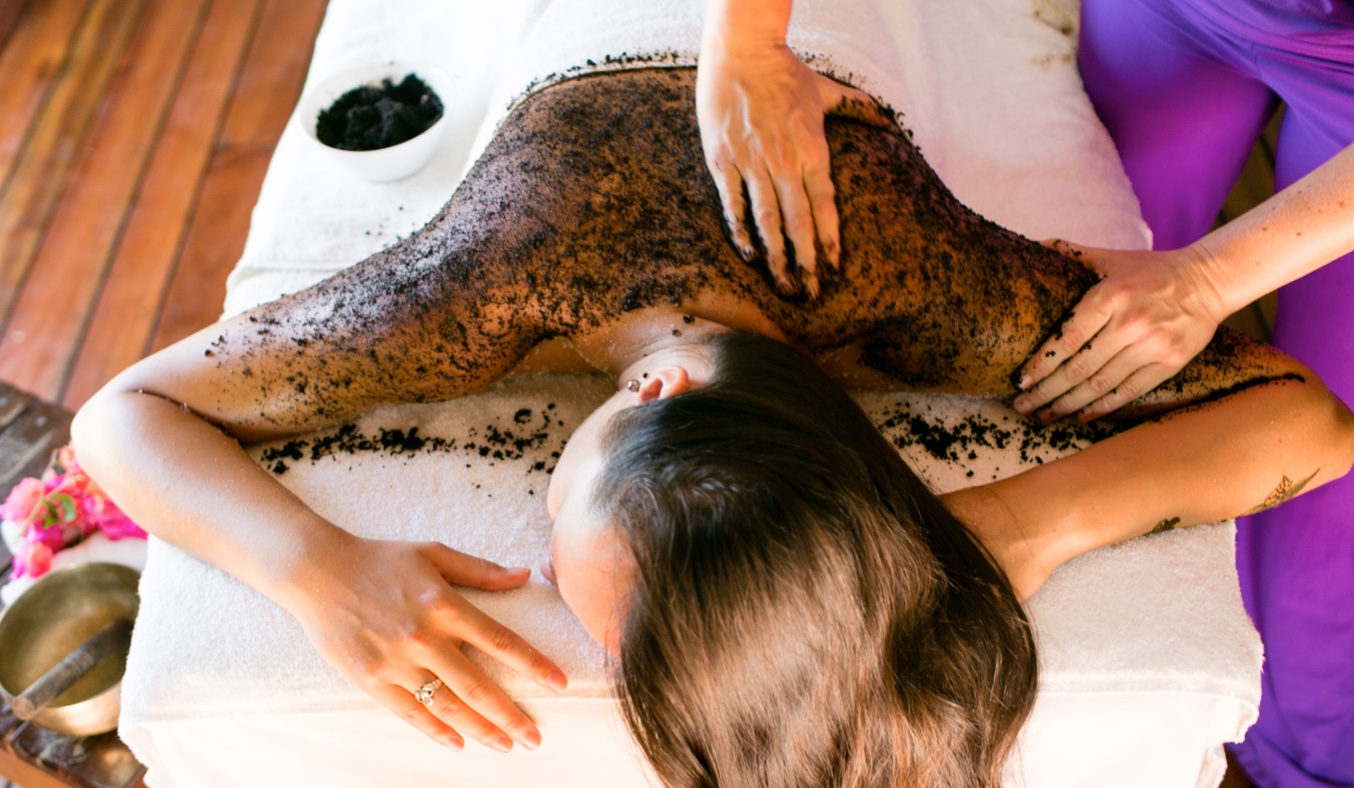 Woman Receiving a Spa Treatment at Blue Osa Yoga Retreat & Spa