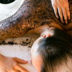 Women receiving a body clay scrub spa treatment at Blue Osa Yoga Retreat & Spa in Costa Rica