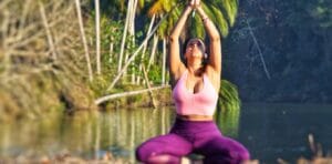 Customer Enjoying Yoga Vacation Package | Blue Osa