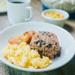 Gallo Pinto Breakfast at Blue Osa with Rice and Beans, Eggs, and Plantains