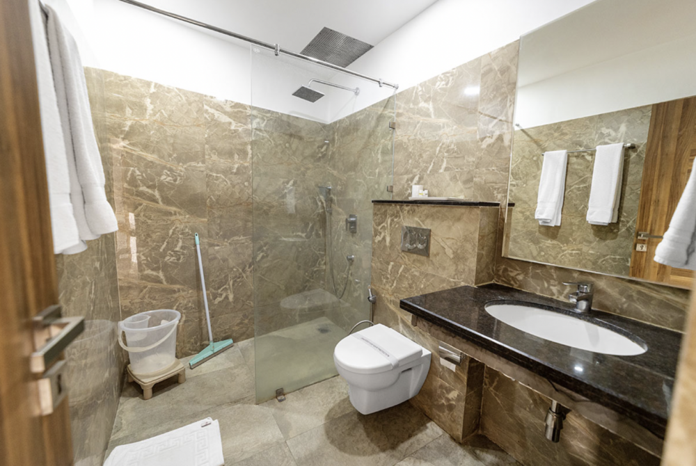 The Great Ganga Hotel Accommodation Bathroom
