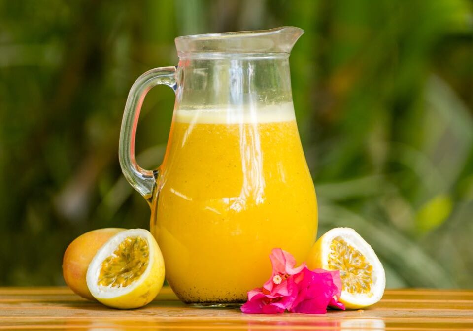 Fresh squeezed orange juice at Blue Osa Yoga Retreat & Spa in Costa Rica